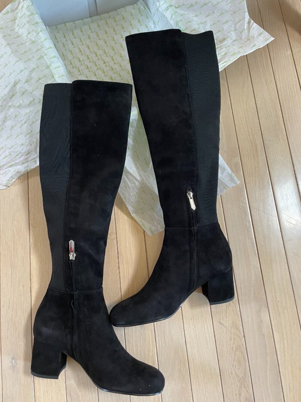 Brand New Sam Edelman Knee High Suede Boots - VALDA - size 6.5
